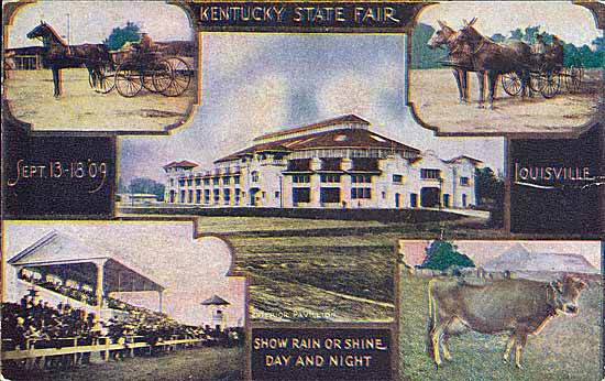 Postcard from the 1909 Kentucky State Fair.