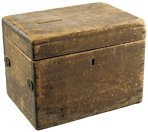 Green County ballot box, made ca. 1873.