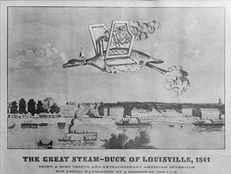 The Great Steam-Duck of Louisville, 1841.