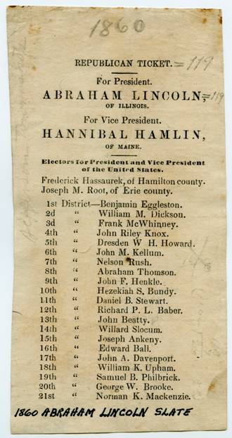 abraham lincoln election